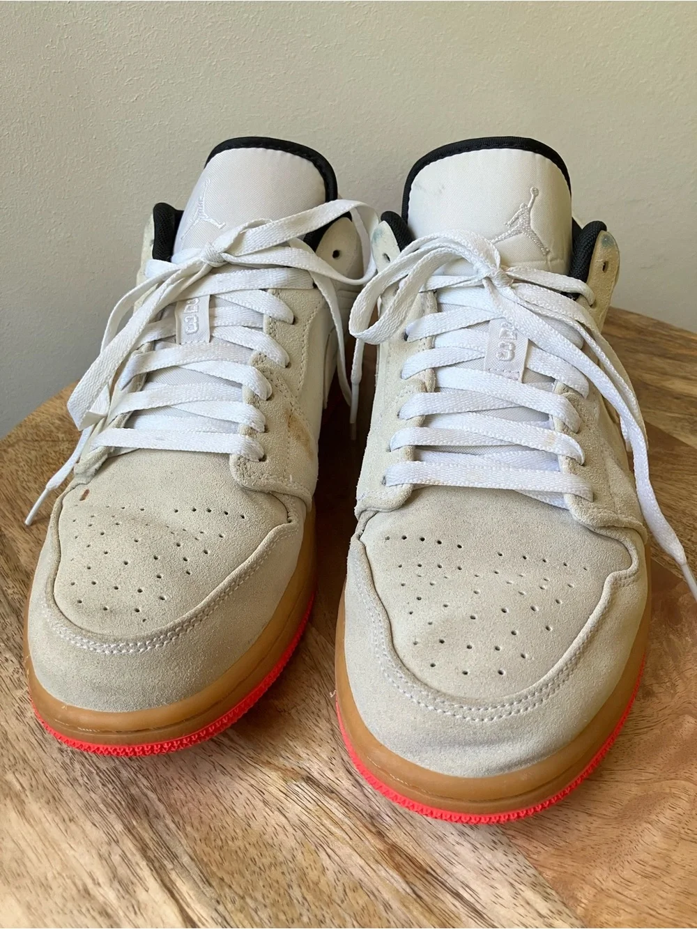 Nike Air Jordan | Jordan 1 Low White Gum Hyper Pink Suede Sneakers Ultra Rare